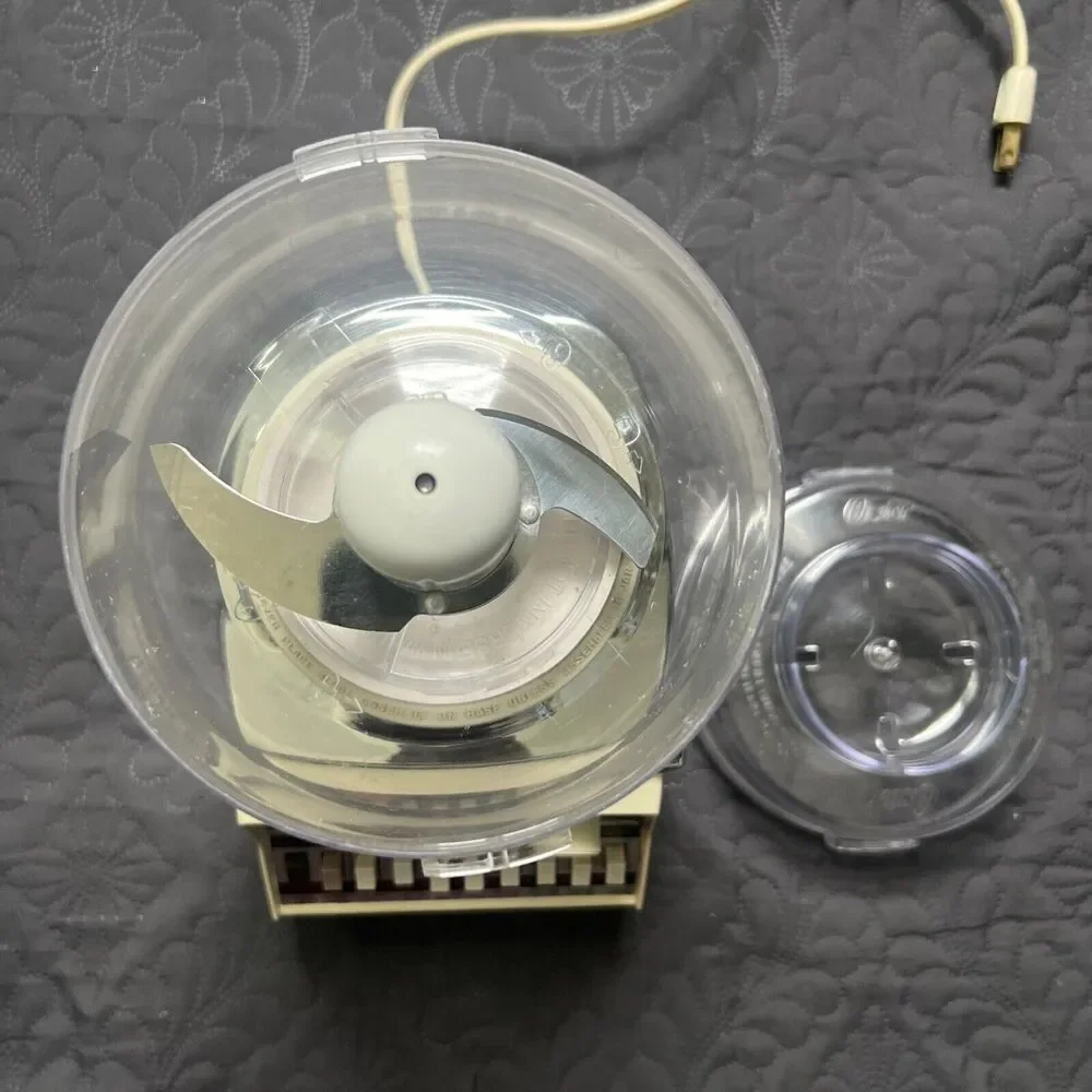 Osterizer Galaxie Pulse-Matic Dual Range 16 Food Processor Chrome RARE VTG WORKS